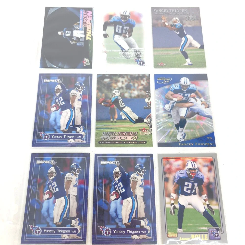 Tennessee Titans 72 Football Cards Dyson Mason Kearse Rolle Bishop 90s 00s NFL‎ - Picture 4 of 16